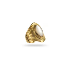 Natural Stone Chevalier open Ring
