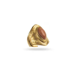 Natural Stone Chevalier open Ring