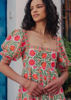 Neon Border Elizabeth Maxi Dress