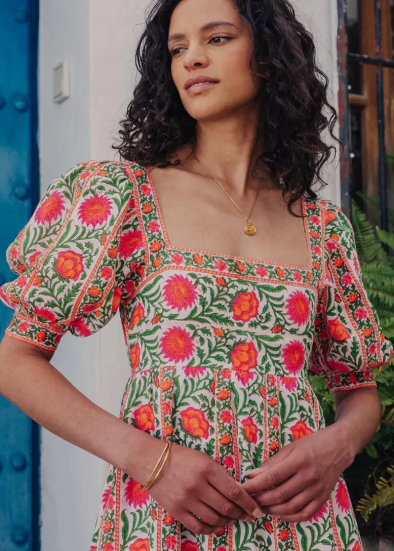 Neon Border Elizabeth Maxi Dress