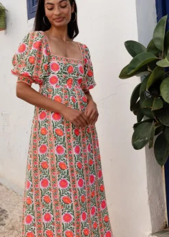 Neon Border Elizabeth Maxi Dress