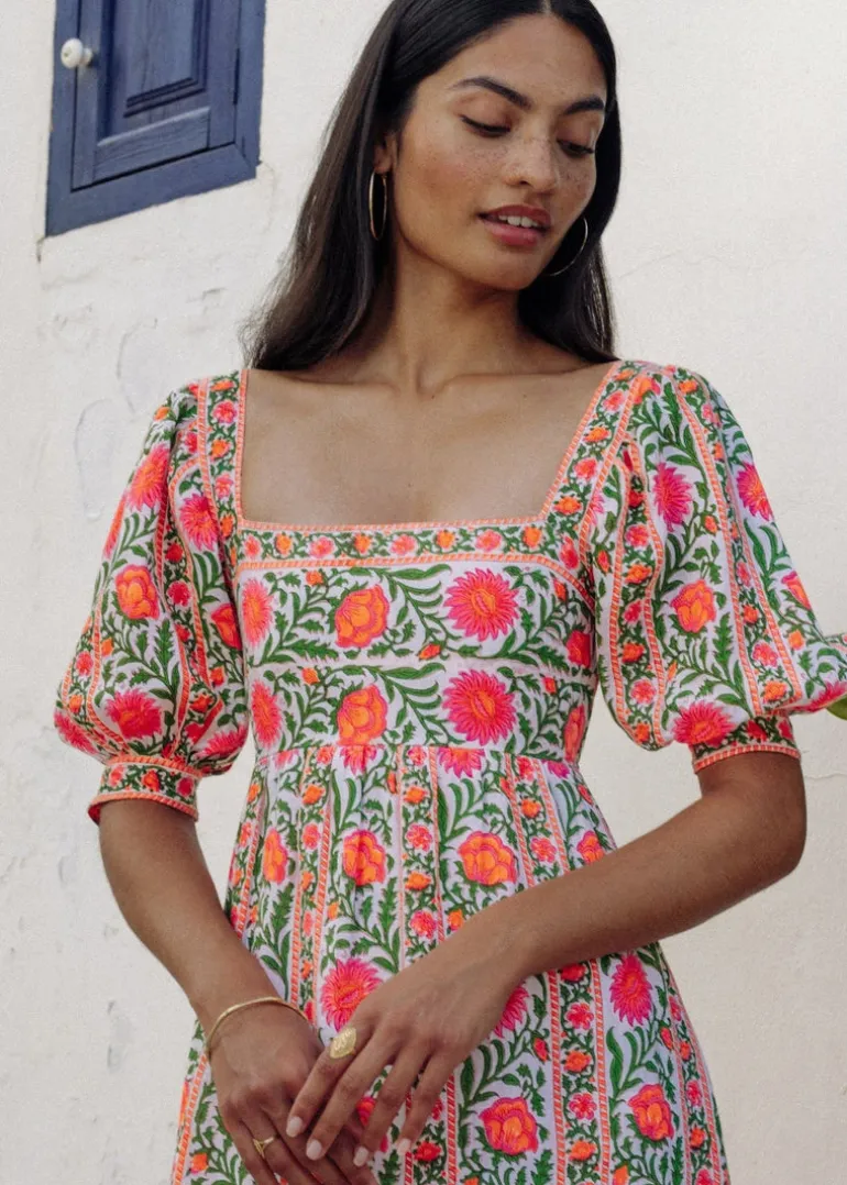 Neon Border Elizabeth Maxi Dress