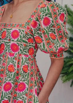Neon Border Elizabeth Maxi Dress