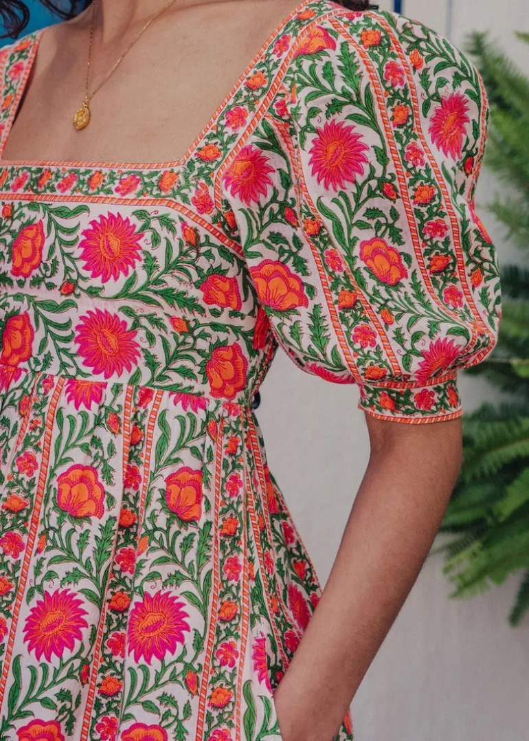 Neon Border Elizabeth Maxi Dress