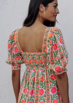 Neon Border Elizabeth Maxi Dress