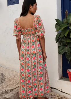 Neon Border Elizabeth Maxi Dress