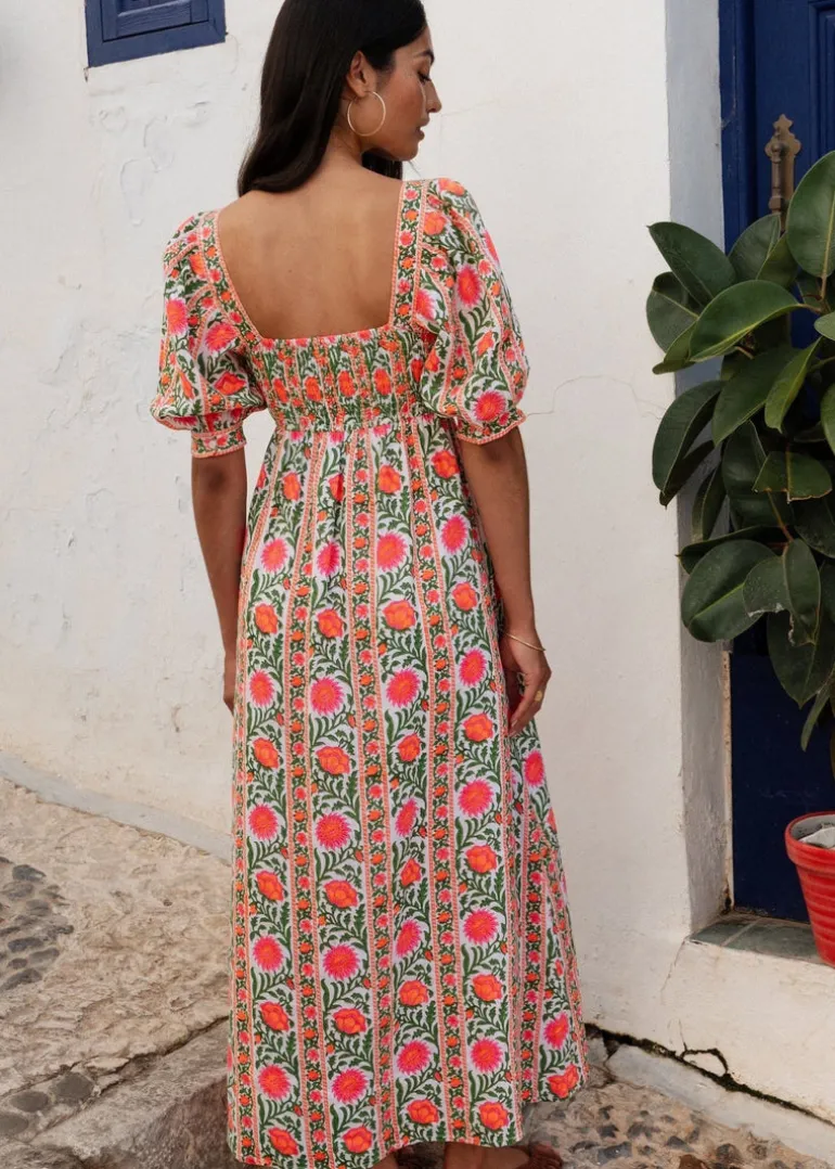Neon Border Elizabeth Maxi Dress