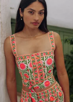 Neon Border Lucia Top