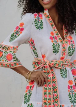 Neon Botanical Palolem Mini Dress