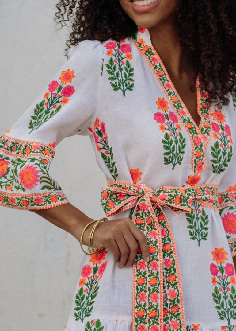 Neon Botanical Palolem Mini Dress