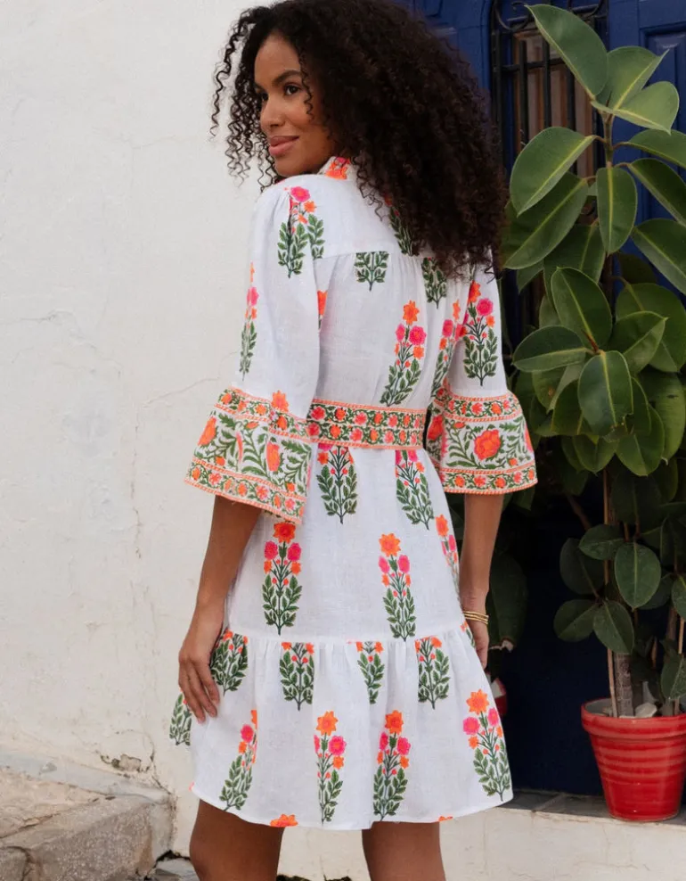 Neon Botanical Palolem Mini Dress