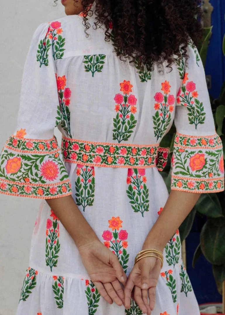 Neon Botanical Palolem Mini Dress