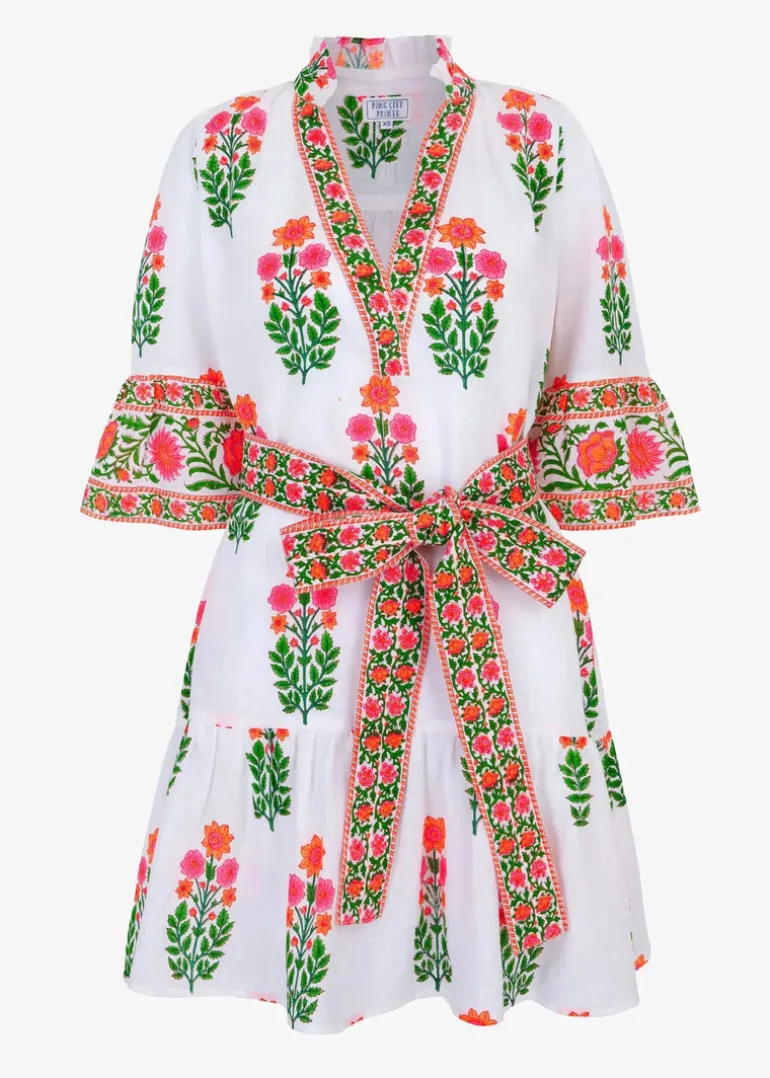 Neon Botanical Palolem Mini Dress