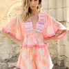 Neon Top and Shorts Set Nilo