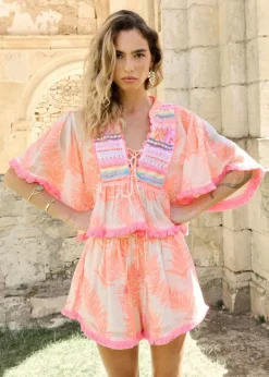 Neon Top and Shorts Set Nilo