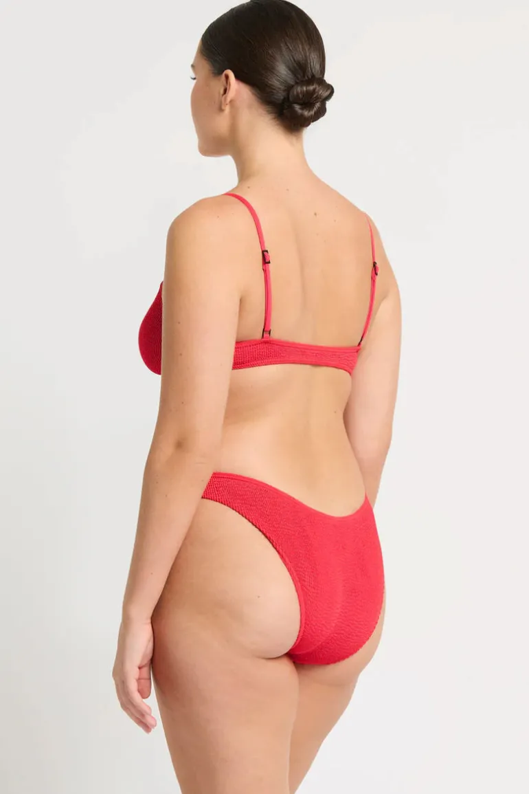 Nora Balconette bikini Top in Nectarine
