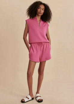 Ollie High Rise Shorts in Ibis Rose