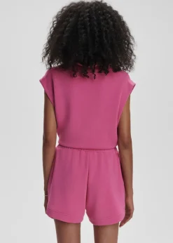 Ollie High Rise Shorts in Ibis Rose