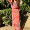 One Shoulder Dress Mannon in Aperol