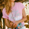 Peaches Biker Tee