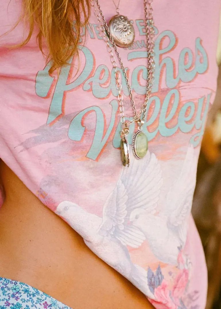 Peaches Biker Tee