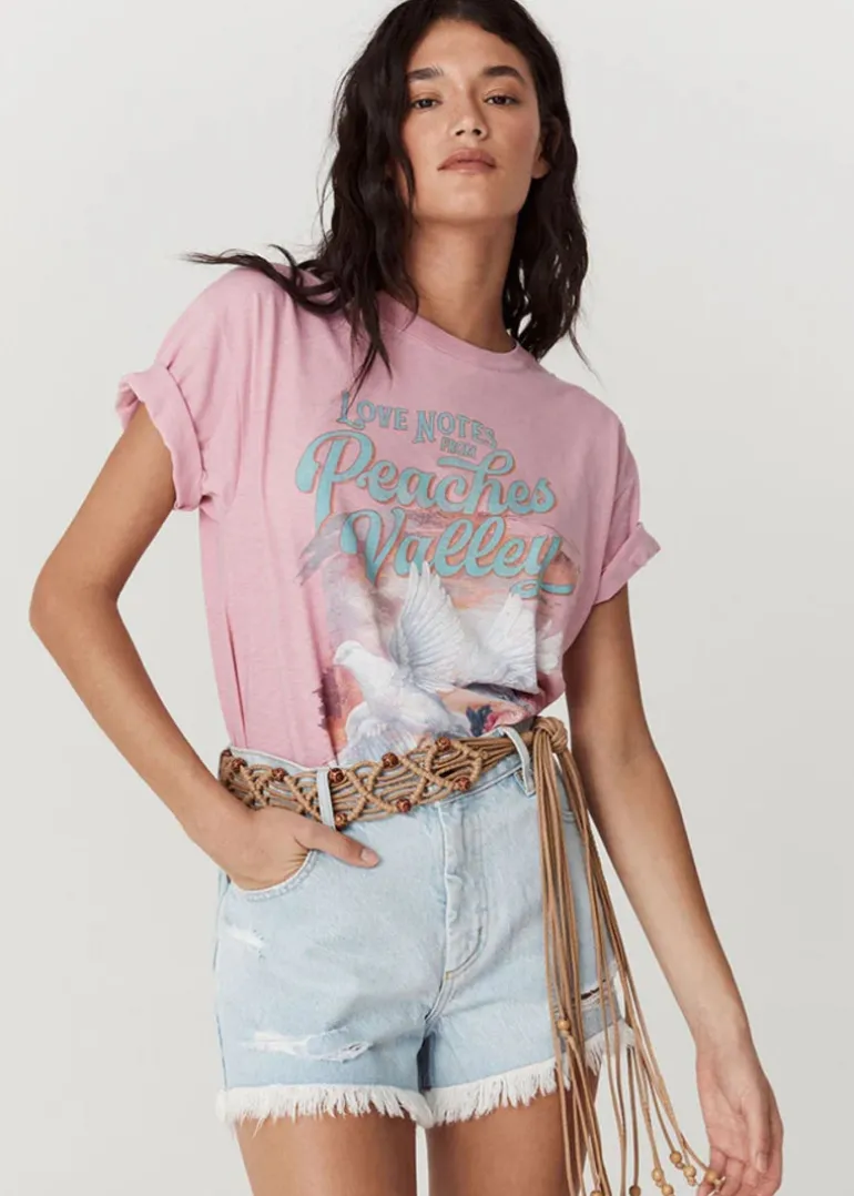 Peaches Biker Tee