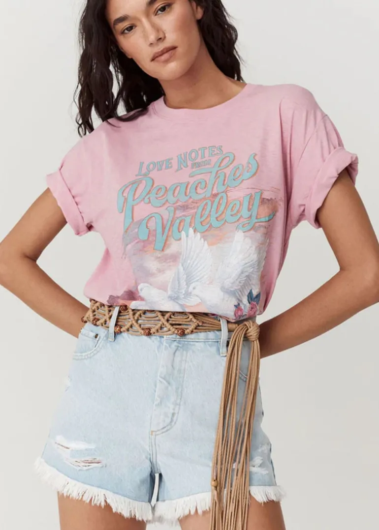 Peaches Biker Tee