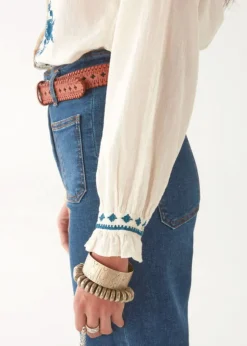 Philippa Blouse in Panna Cotta