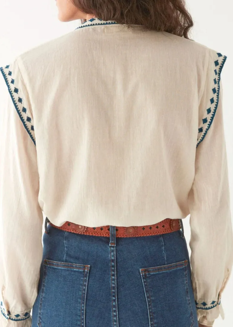 Philippa Blouse in Panna Cotta