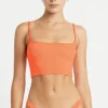 Reid Crop in Neon Orange