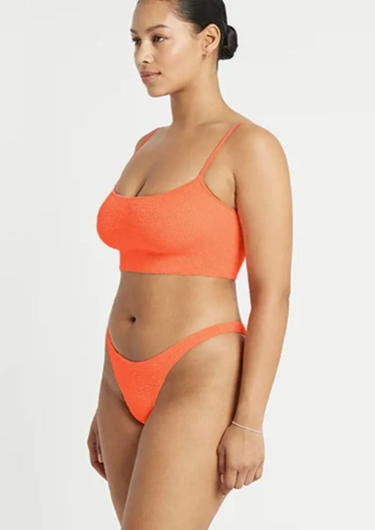 Reid Crop in Neon Orange