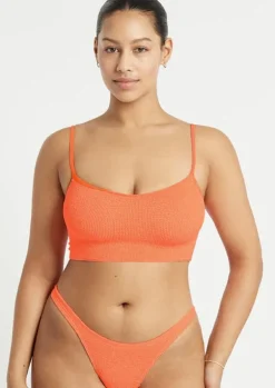 Reid Crop in Neon Orange