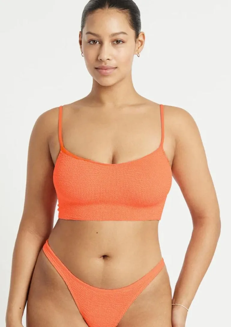 Reid Crop in Neon Orange