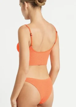 Reid Crop in Neon Orange