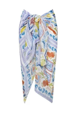 Santorini Sarong Sicilian Print