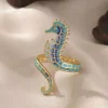 Seahorse Open Ring
