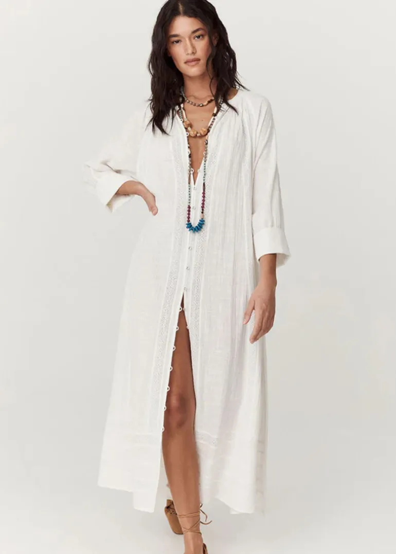 Serendipity Lace Button Through Dress