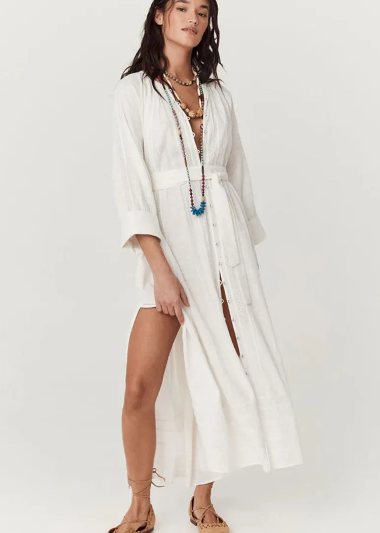 Serendipity Lace Button Through Dress