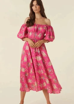 Solstice Linen Soiree Dress