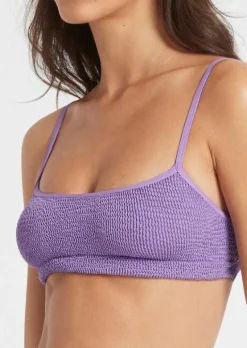 Strap Saint Bikini Top in Mauve Eco
