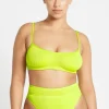 Strap Saint Bikini Top in Sunny Lime