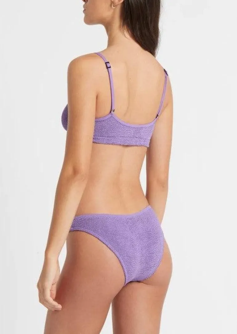 Strap Saint Bikini Top in Mauve Eco