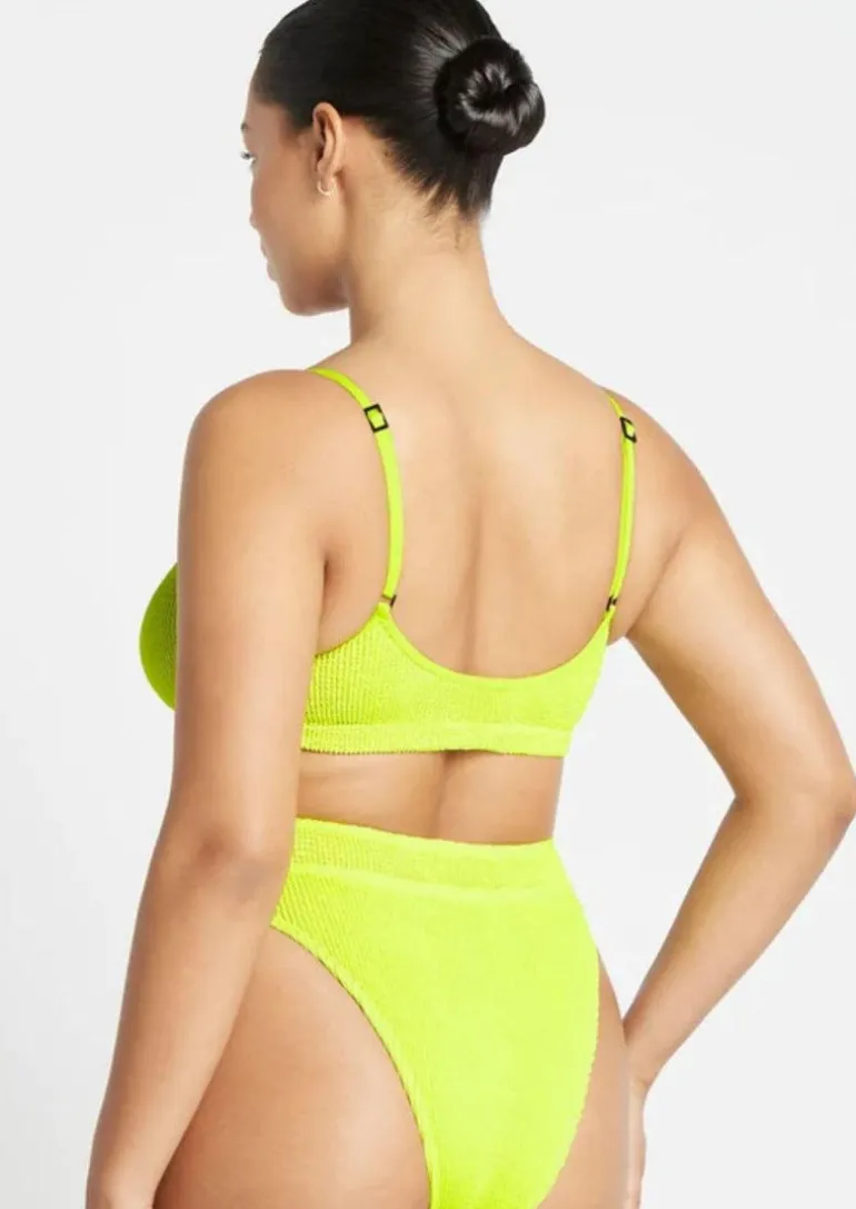 Strap Saint Bikini Top in Sunny Lime