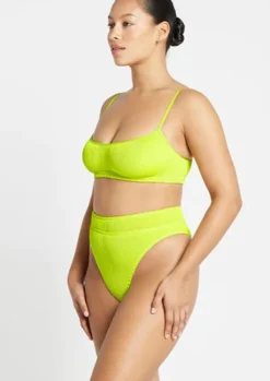 Strap Saint Bikini Top in Sunny Lime