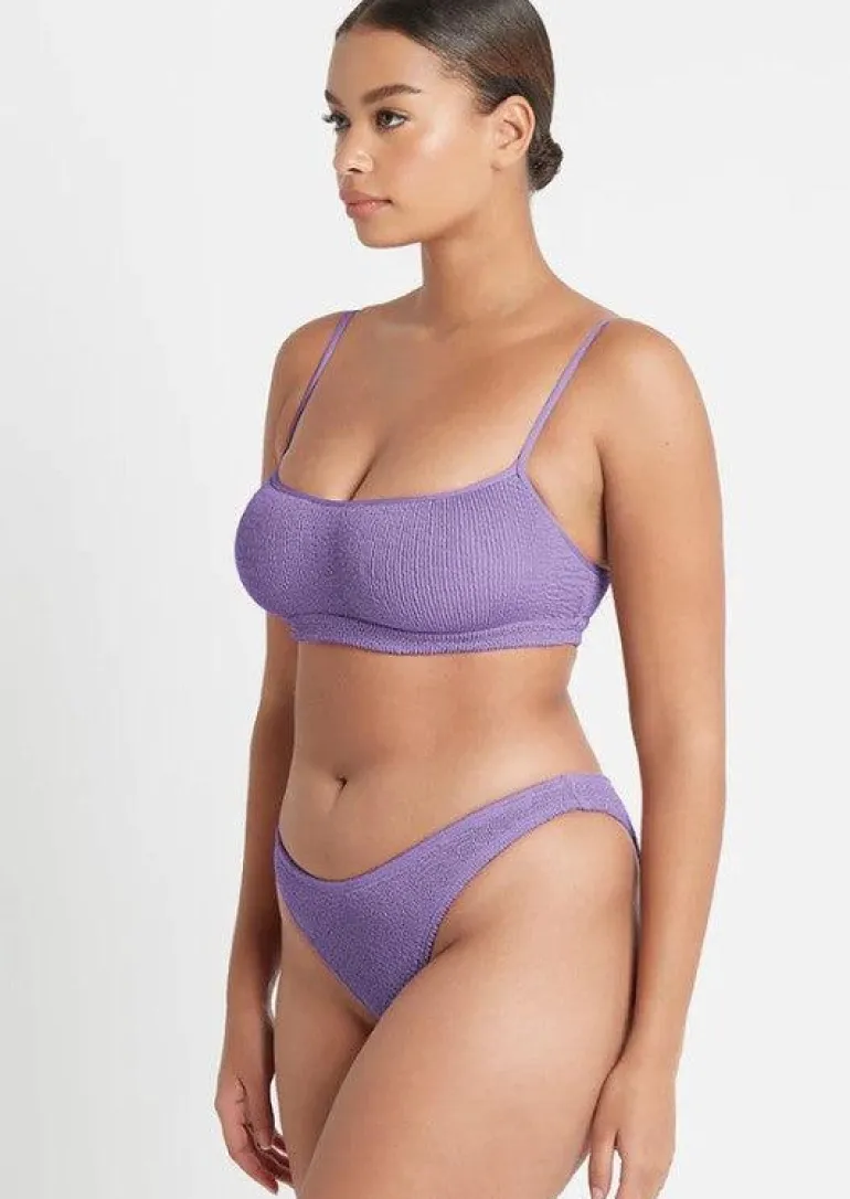 Strap Saint Bikini Top in Mauve Eco
