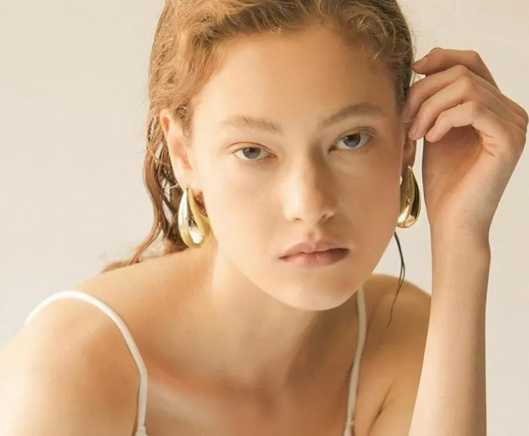 Tear drop earrings
