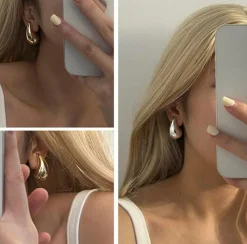Tear drop earrings