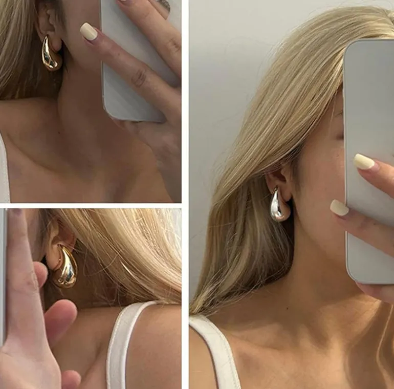 Tear drop earrings