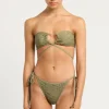 The Anisha Bikini Brief in Sage Tiger