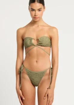 The Anisha Bikini Brief in Sage Tiger